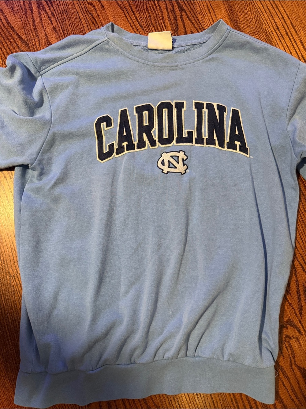 Champion Carolina Arch Sweatshirt - Light Blue with Navy